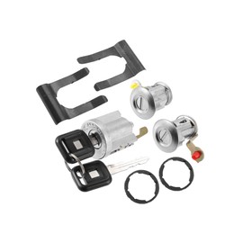 ACROPIX 1 Set Door Lock Cylinder with Keys for Isuzu NPR NQR NKR ELF 1994 1995 1996 1997 1998 1999 2000 2001 2002 2003 2004-2007 Door Ignition Lock Cylinder Key 8-97035-293-0 Car Parts