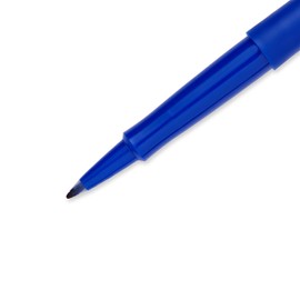 Paper Mate Flair Felt Tip Pen, Medium Point, Blue, 1 Count