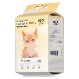 Hanging Disposable Face Towels, 400 Ct Family Pack (8x8"), Lint-free Facial Tissue for All Types, Face Towelettes Disposable for Women, Dry Wipes, Washcloths for Makeup Removal, Travel, and Daily Use