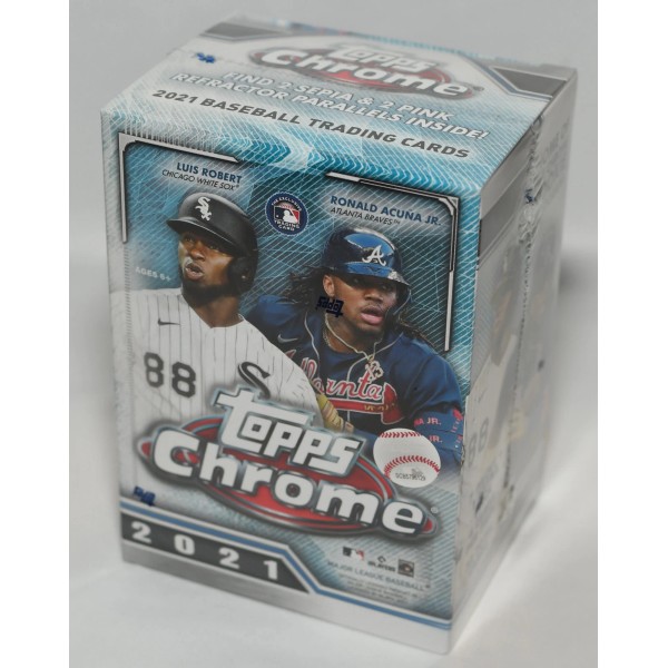 New! 2021 Topps Chrome - Blaster Box - Factory Sealed!