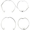 AHMistool 40 Pcs MR16 Retaining Spring Rings, 2 Sizes (5.2cm