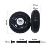 Silent Wheel Series Replacement Tire Set for Suitcases, Shopping Carts,