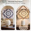 PEESIN Floral Fabric Drum Lamp Shades, 13x13x10in, 1 Pack