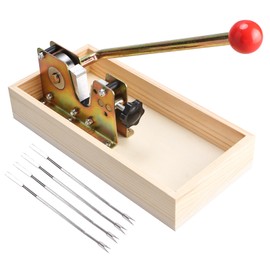 NovelBee Nutcracker with 4 Picks,Heavy Duty Walnut Cracker with Wooden Base,Adjustable Nut Tongs Manual Nut Crackers Tool for Walnut Pecan Hazelnuts Almond Chestnut