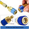 Refrigerator Freon Recharge Hose Gauge Kit-A/C R134a R12 R22 R502