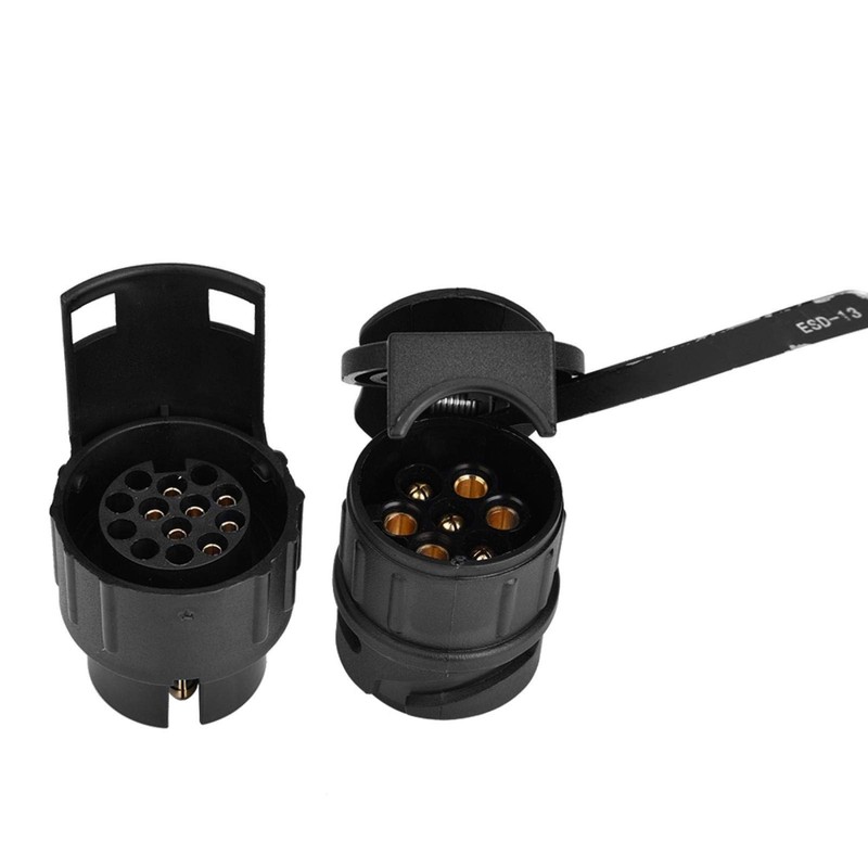 Trailer Socket Tester, 12V7 Pin/13 Pin Tow Light Wiring Cable