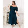 CICIDUDU Plus Size Dress Wedding Guest Semi Formal Ruffle Short