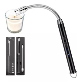 CL Electrico Plasma Led Encendedor Sin Llama Flexible Seguro