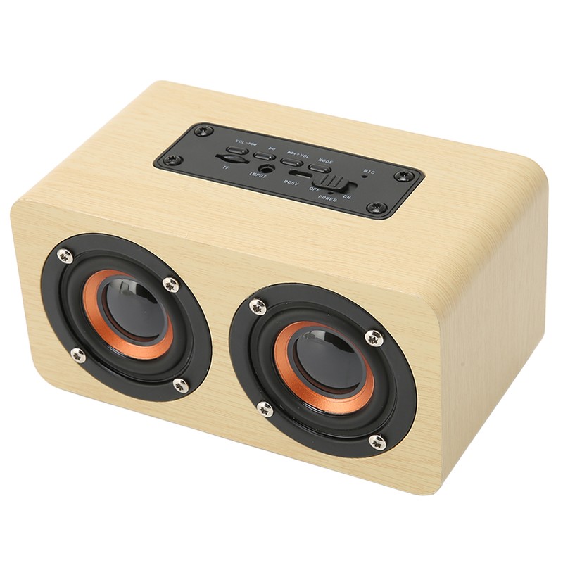 Retro Bluetooth Speaker Built in Mic Portable Wireless Speaker Supports
