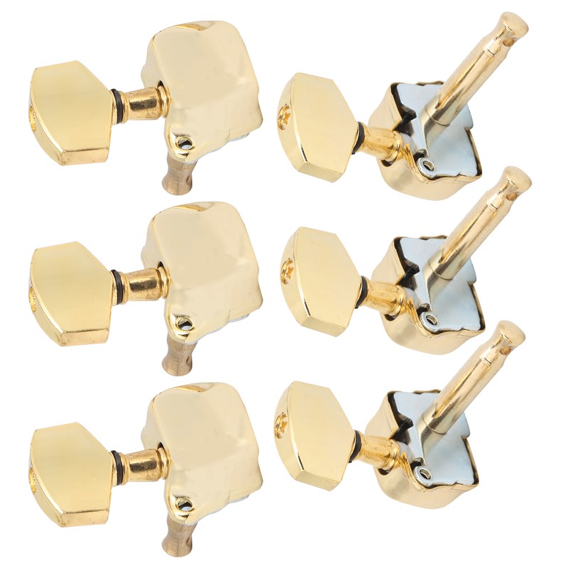 String Tuning Key for SemiClosed Guitar 3 Left 3 Right