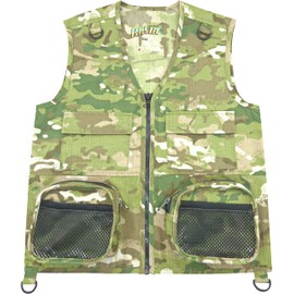 Kids Cargo Vest Set (Camouflage Vest Only, Medium/Large)