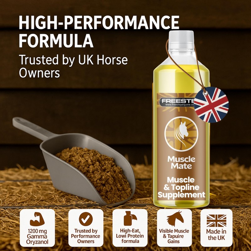 Freestep Muscle Mate – Horse Muscle Builder with Rice Bran