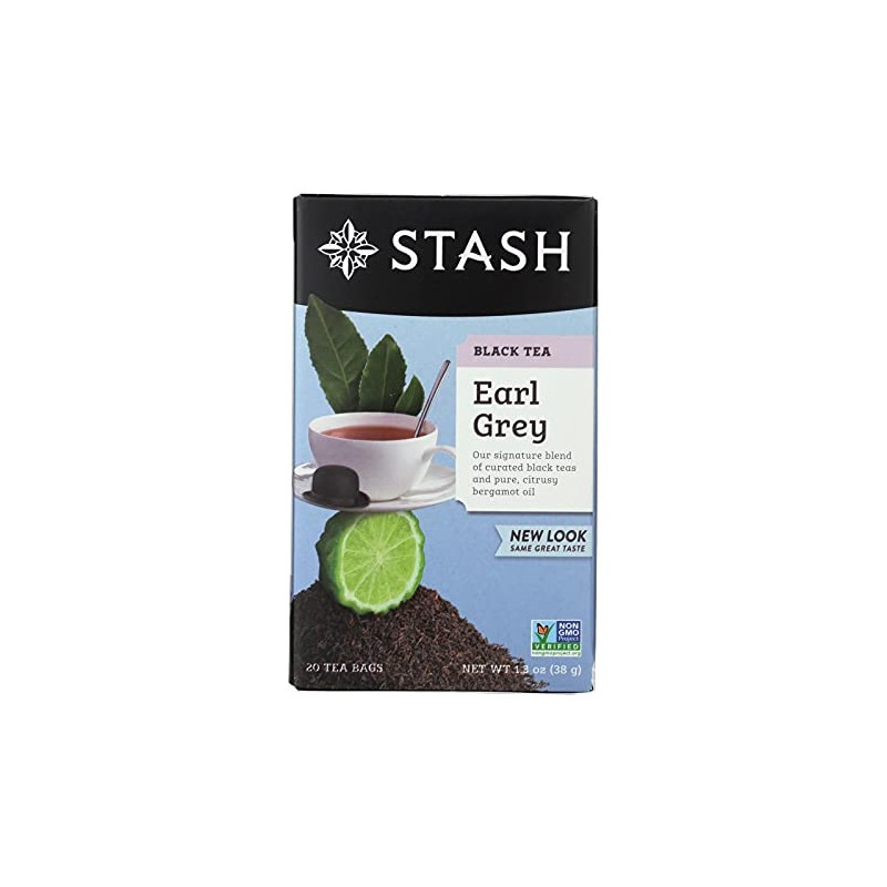 Stash Black Tea Earl Grey - 20 Ct, 1.3 Oz