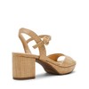 Anne Klein Women's Dress Sandal Piper, Natural Raffia, 7