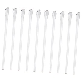 Operitacx 10pc Eyeglass Arm Cushions Non Slip Temple Tips Replacement Parts for Thin Metal Frames Comfortable Fit for Daily Wear Outdoor Activities