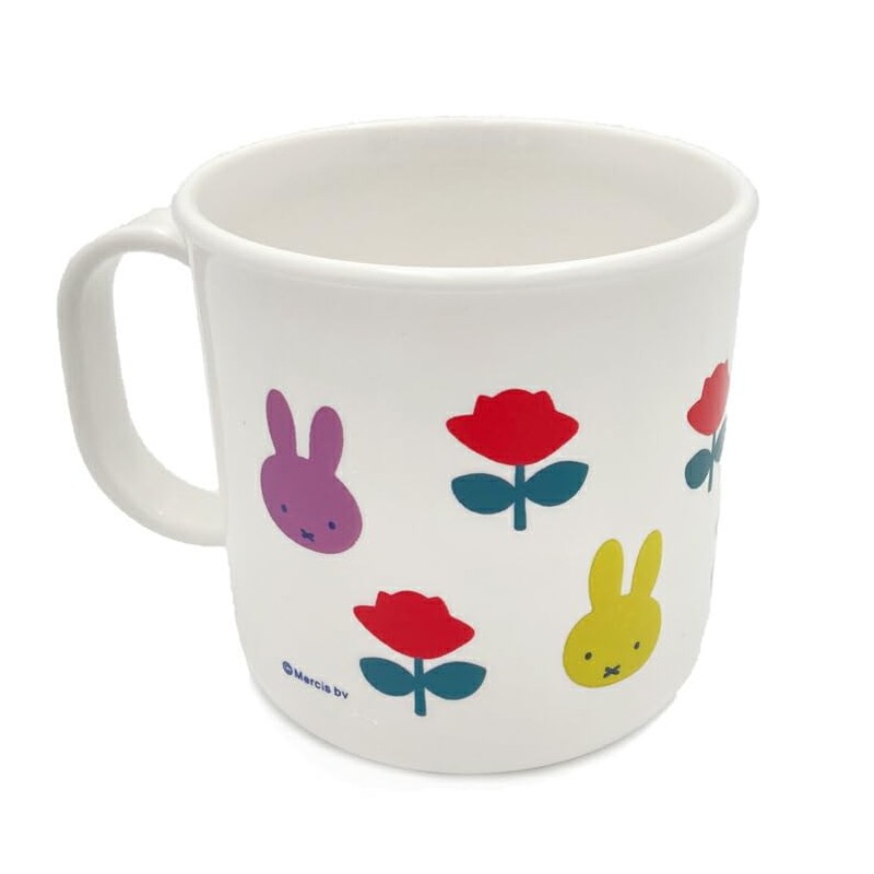 Square Miffy 052289 Miffy and Rose Antibacterial Dishwasher Safe Cup,