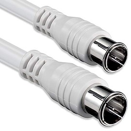 1aTTack.de Aerial Cable with Coaxial F-Connector Type Male to Female with One, Two, Three, or Fourfold Shielding 75 dB 85 dB 100 dB 110 dB 120 dB 125 dB 3,5 m
