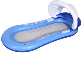 Queta Air Mattress Pool Inflatable Water Hammock Water Toy Summer Pool Toy Blue 160 x 90 cm