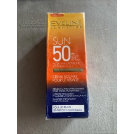 Eveline Cosmetics Sun Protection Face Cream SPF 50 Uva Uvb 1.76 fl Oz 50ml