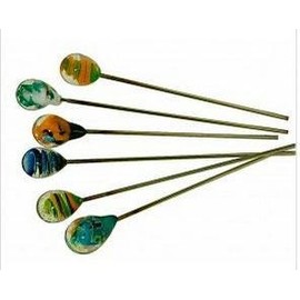 3.5" Glass Hair Hairpin/Poker - 1pc