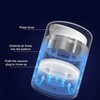 WUBAYI 2Pcs Airless Pump Bottle Portable Cream Jar Vacuum Bottle,Refillable