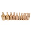 12Pcs Brazed Hole Drill Bit Hole Saw Dry Wet Cut
