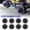 IFYKIM 4 PCS 2.72'' Trailer Hub Dust Cap Trailer Axle