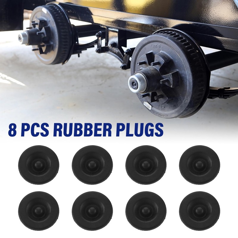 IFYKIM 4 PCS 2.72'' Trailer Hub Dust Cap Trailer Axle