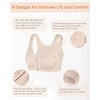 DotVol Brasier con Frontal para Mujer Brasier Corrector de Postura