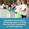 Biodegradable Trash Bags - 13 Gallon Durable Garbage Bag [100
