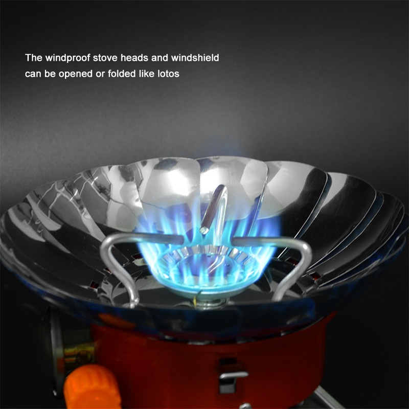 Outdoor Windproof Lotos Long Gas Tank Casette Stove for Camping