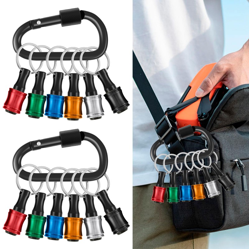 18Pcs 1/4inch Hex Shank Bit Drill Bit Holder Portable Socket