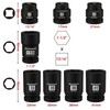 MIXPOWER 8PCS 1"Drive Impact Socket Set - 17mm, 21mm, 13/16"