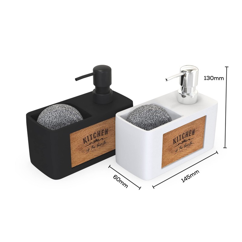 Soap Dispenser Kitchen Black - Dishwasher Dispenser Kitchen - Chill