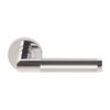 Excel DH3675 Athena Passage Door Handles on Round Rose, Duel