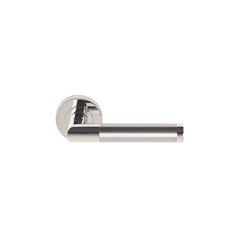 Excel DH3675 Athena Passage Door Handles on Round Rose, Duel