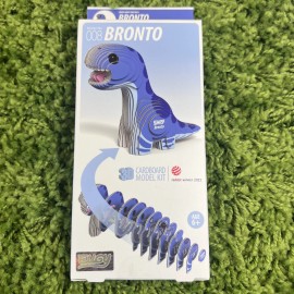 Eugy Bronto 3D Cardboard Model Kit New 008 Age 6+ Dinosaurs Brontosaurus