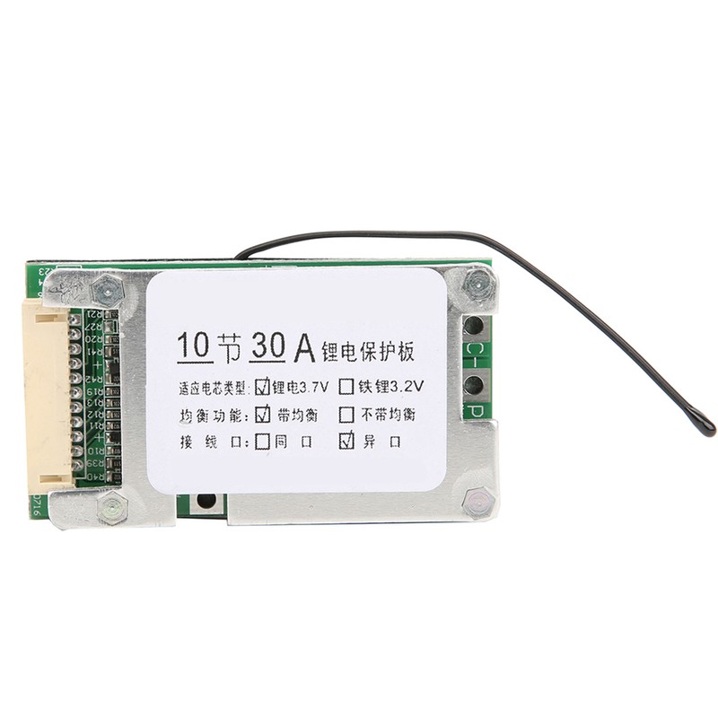 10S 36V 30A Liion Cell 18650 Battery Protection BMS PCB
