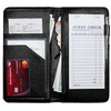 Mymazn Server Book with Zipper and Magnetic Pocket, Cute Waitress