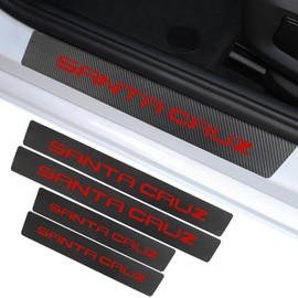 Car Door Sill Protector for Santa Cruz, Door Sill Guard Decoration Compatible with Hyundai Santa Cruz Accessories