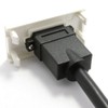 kenable Faceplate Module 3D HDMI Socket Panel Mount Stub 15cm