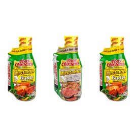 Tony Chachere Injectable Marinade Variety Pack, Butter and Roasted Garlic, 17 Fl. Oz, 3 Count