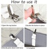 JCKD 4-piece adjustable elastic plate tensioner with metal clips at