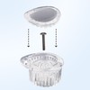 Tinoaly Replacement Knob Compatible with Moen 100710 Shower Handle, Bathroom