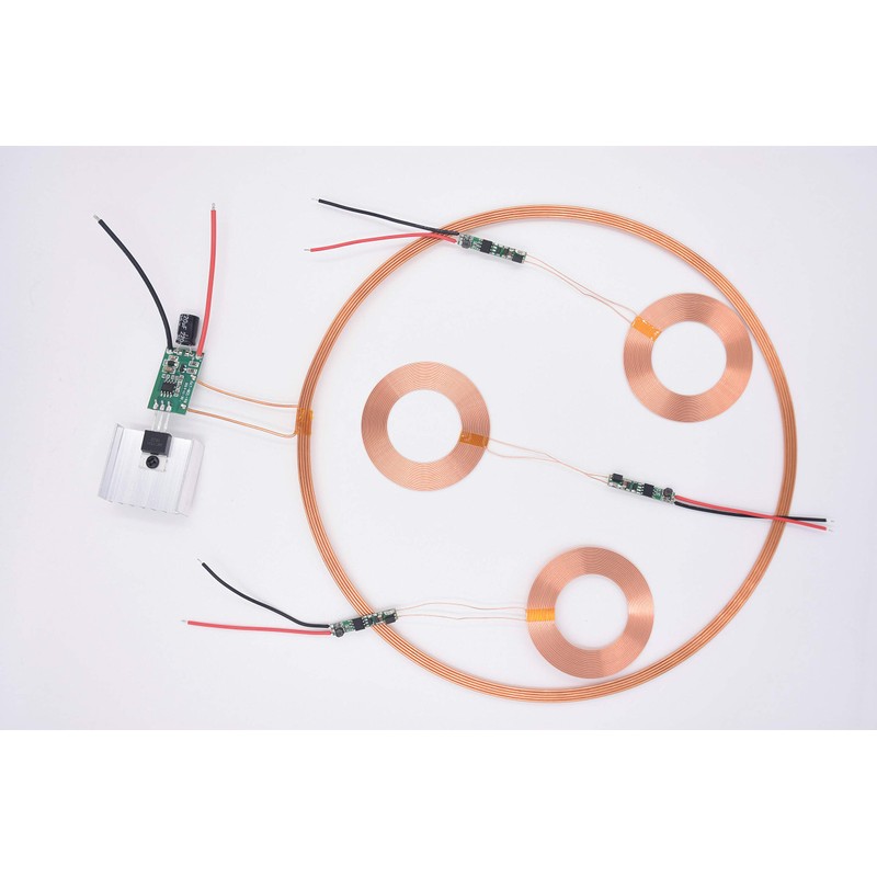 Taidacent High Power 24V 200mm One-to-Many Long Distance Wireless Inductive