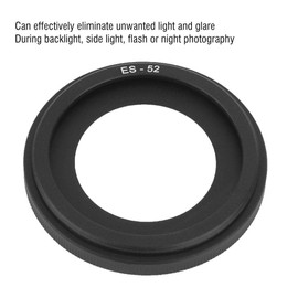 Lens hood Replacement, ES 52 Aluminium Alloy Mount Lens Hood Suitable for EF S 24mm f/2.8 , for EF 40mm f/2.8