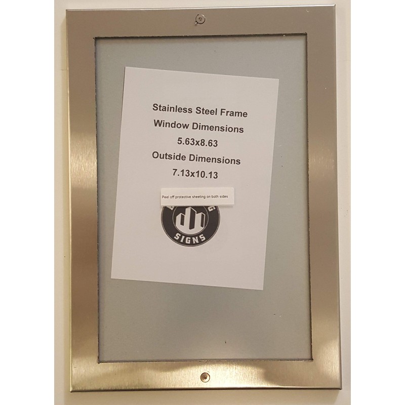 BUILDINGSIGNS.COM Elevator Certificate Frame (Size 5 .63 X 8.63, Color