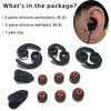 Luckvan Replacement Earbuds Tips Sport Silicone Earhooks Earbuds Cover Eartips