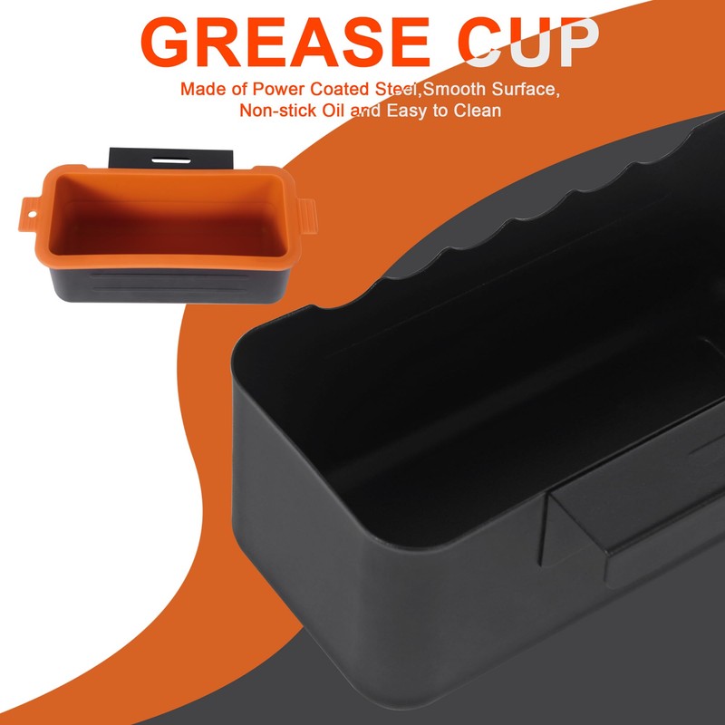 Grease trap for blackstone，griddle grease catcher/grease cup/drip tray/drip pans for