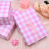 Pink White Wrapping Paper 5Pcs,50 * 70cm Wrapping Paper for